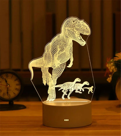 Lampe de chevet pour enfant 3D.