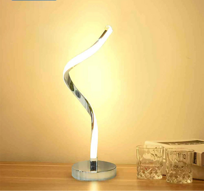Lampe de chevet design en métal tactile & rechargeable
