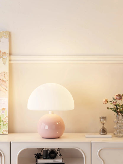 Petite lampe de chevet champignon tactile sans fil