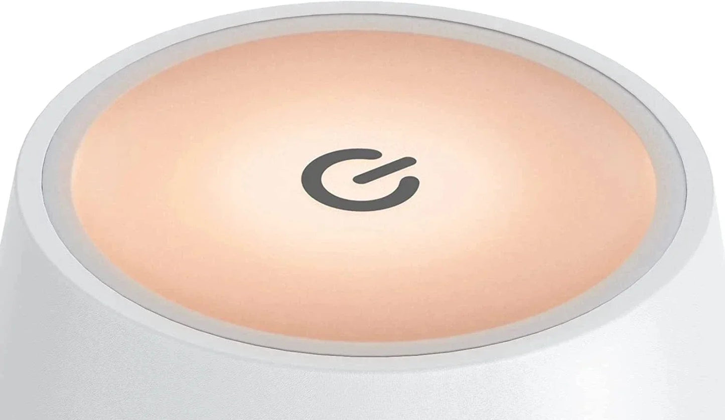 Lampe de chevet sans fil & rechargeable en métal