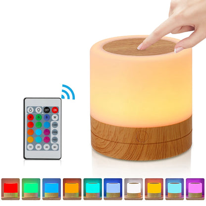 Lampe de chevet tactile portable sans fil rechargeable
