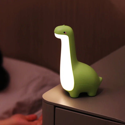 Lampe de chevet enfant tactile rechargeable en forme de dinosaure