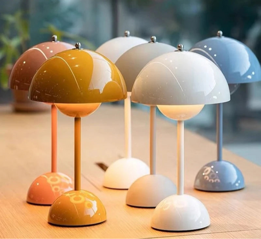 Lampe de chevet tactile champignon vintage