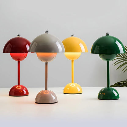 Lampe de chevet tactile champignon vintage
