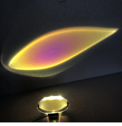 Lampe de chevet design sans fil effet projecteur