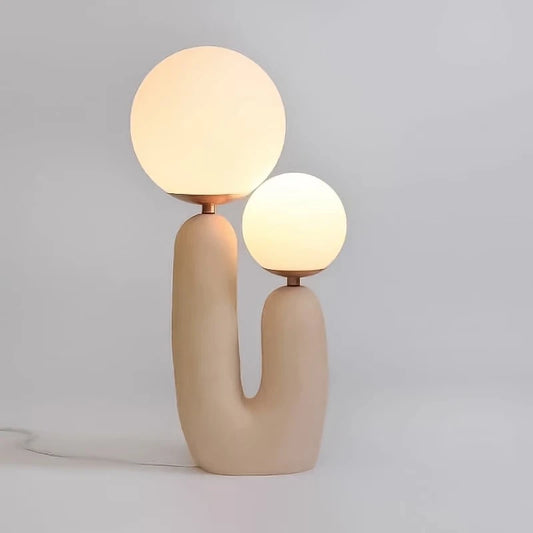 Petite lampe de chevet design à double tête