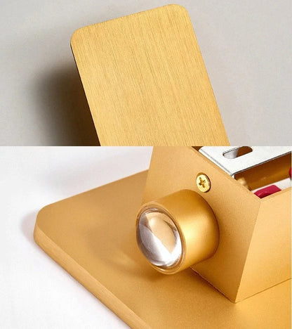 Lampe de chevet murale design en métal à pile