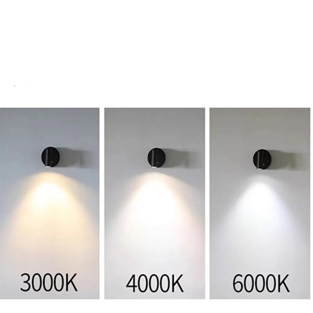 Lampe de chevet murale tactile en forme de caméra