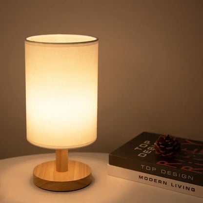 Lampe de chevet en bois inspiration scandinave