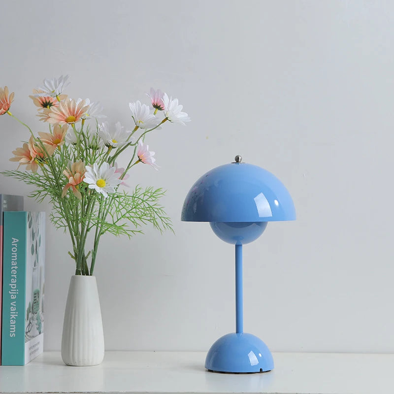 Lampe de chevet tactile champignon vintage