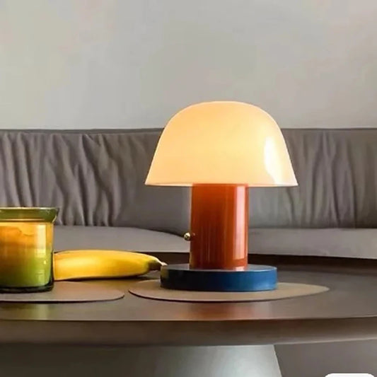 Lampe de chevet tactile champignon vintage