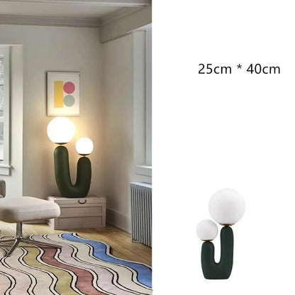 Petite lampe de chevet design à double tête