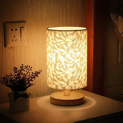 Lampe de chevet en bois inspiration scandinave