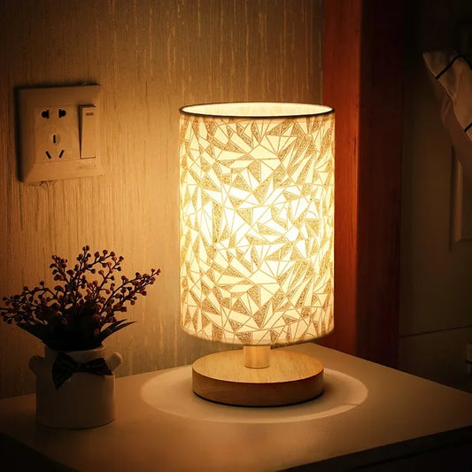 Lampe de chevet en bois inspiration scandinave