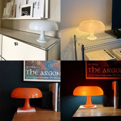 Petite lampe de chevet design en forme de champignon