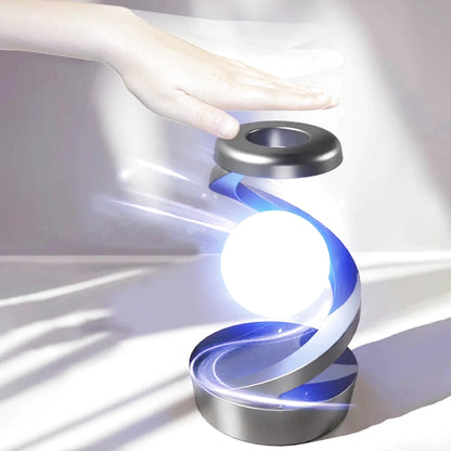 Lampe de chevet design boule flottante 3D chargeur induction
