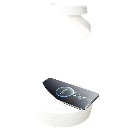 Lampe de chevet design boule flottante 3D chargeur induction