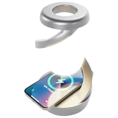 Lampe de chevet design boule flottante 3D chargeur induction
