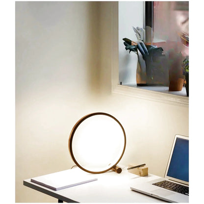 Lampe de chevet design cercle lumineux