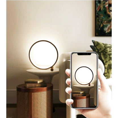 Lampe de chevet design cercle lumineux