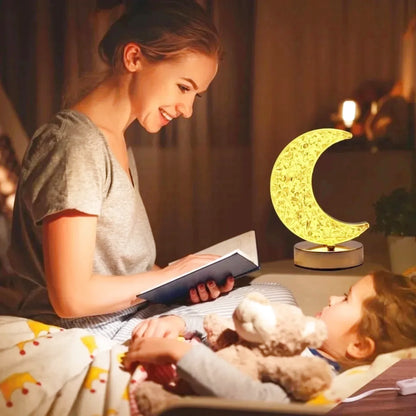 Lampe de chevet design effet cristal