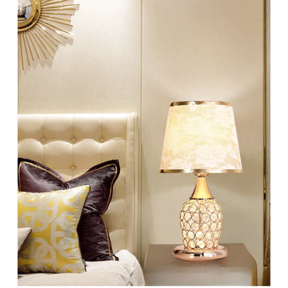 Lampe de chevet design en cristal