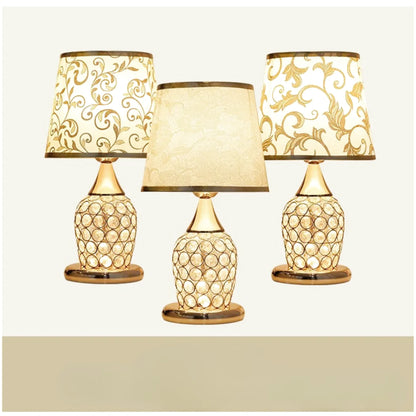 Lampe de chevet design en cristal