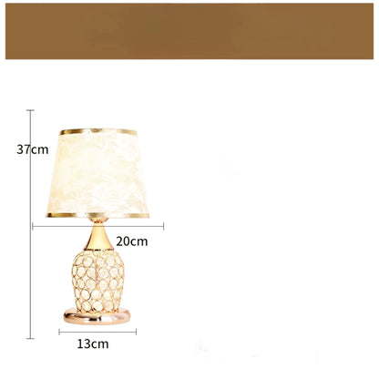 Lampe de chevet design en cristal