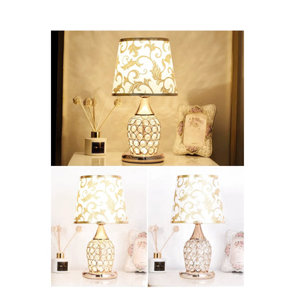 Lampe de chevet design en cristal