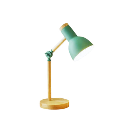 Lampe de chevet en bois scandinave sans fil & rechargeable