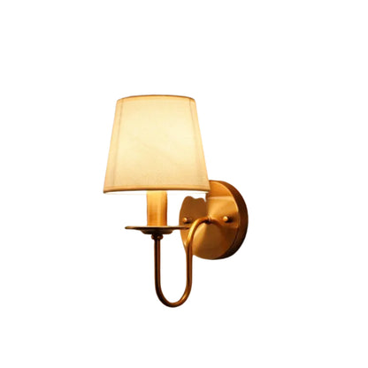 Lampe de chevet murale vintage en métal
