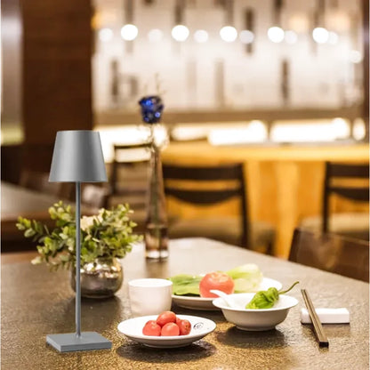 Lampe de chevet sans fil & rechargeable en métal
