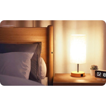 Lampe de chevet tactile et rechargeable style scandinave