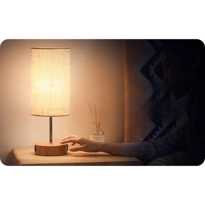 Lampe de chevet tactile et rechargeable style scandinave
