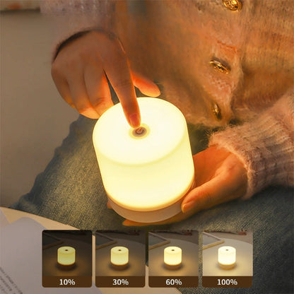 Lampe de chevet tactile portable & rechargeable