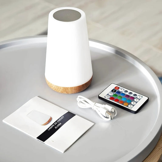 Lampe de chevet tactile portable sans fil rechargeable