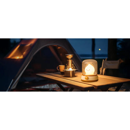 Petite lampe de chevet rechargeable en forme de cartoon pour enfant
